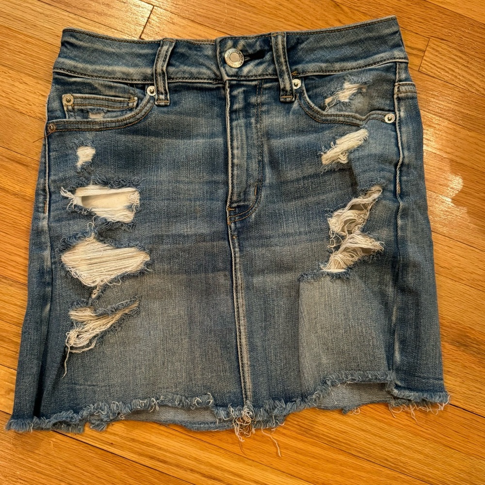 American Eagle Jean skirt 2